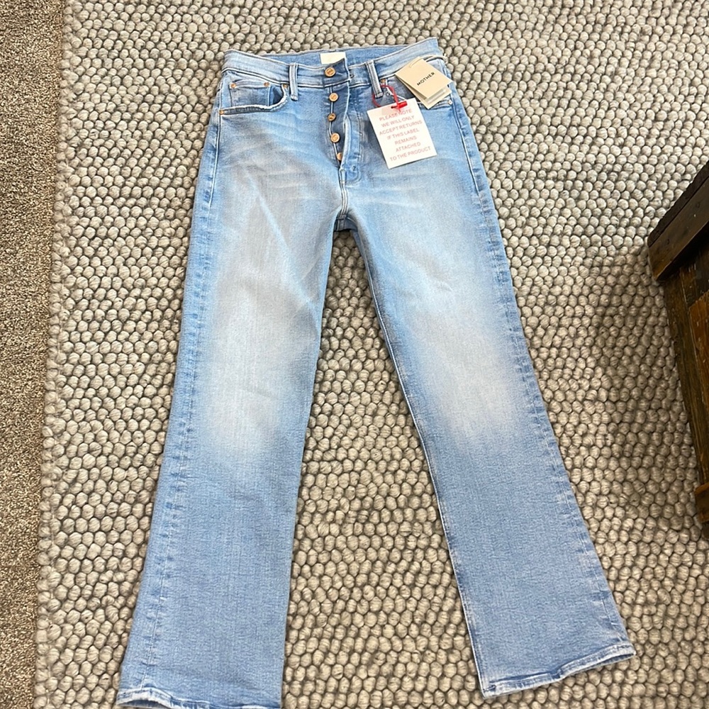 MOTHER Denim The Tripper Ankle w/ Cat Daddy Wash.